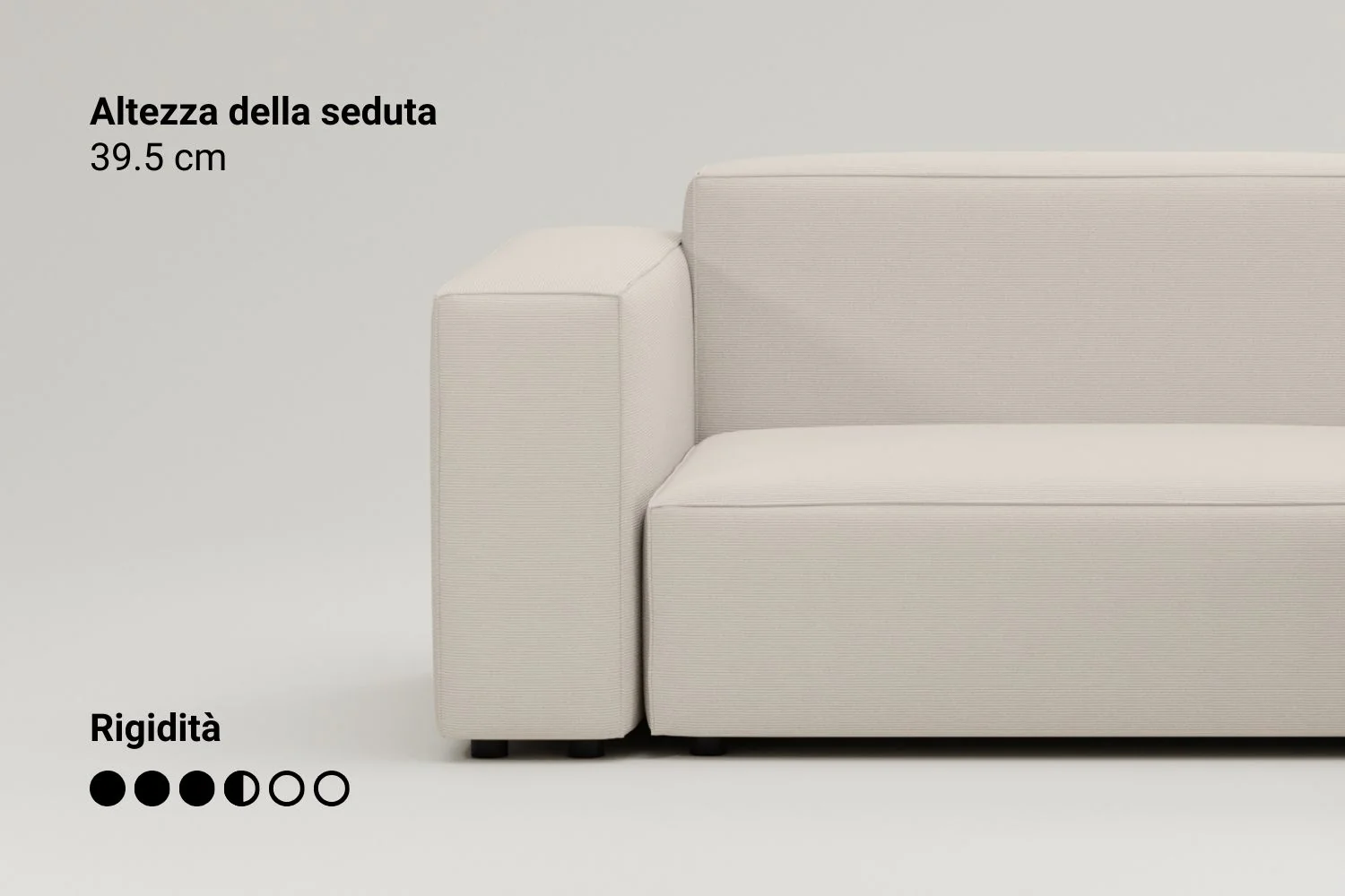 Divano modulare ad angolo Harvey 4 posti con funzione letto - Image 6