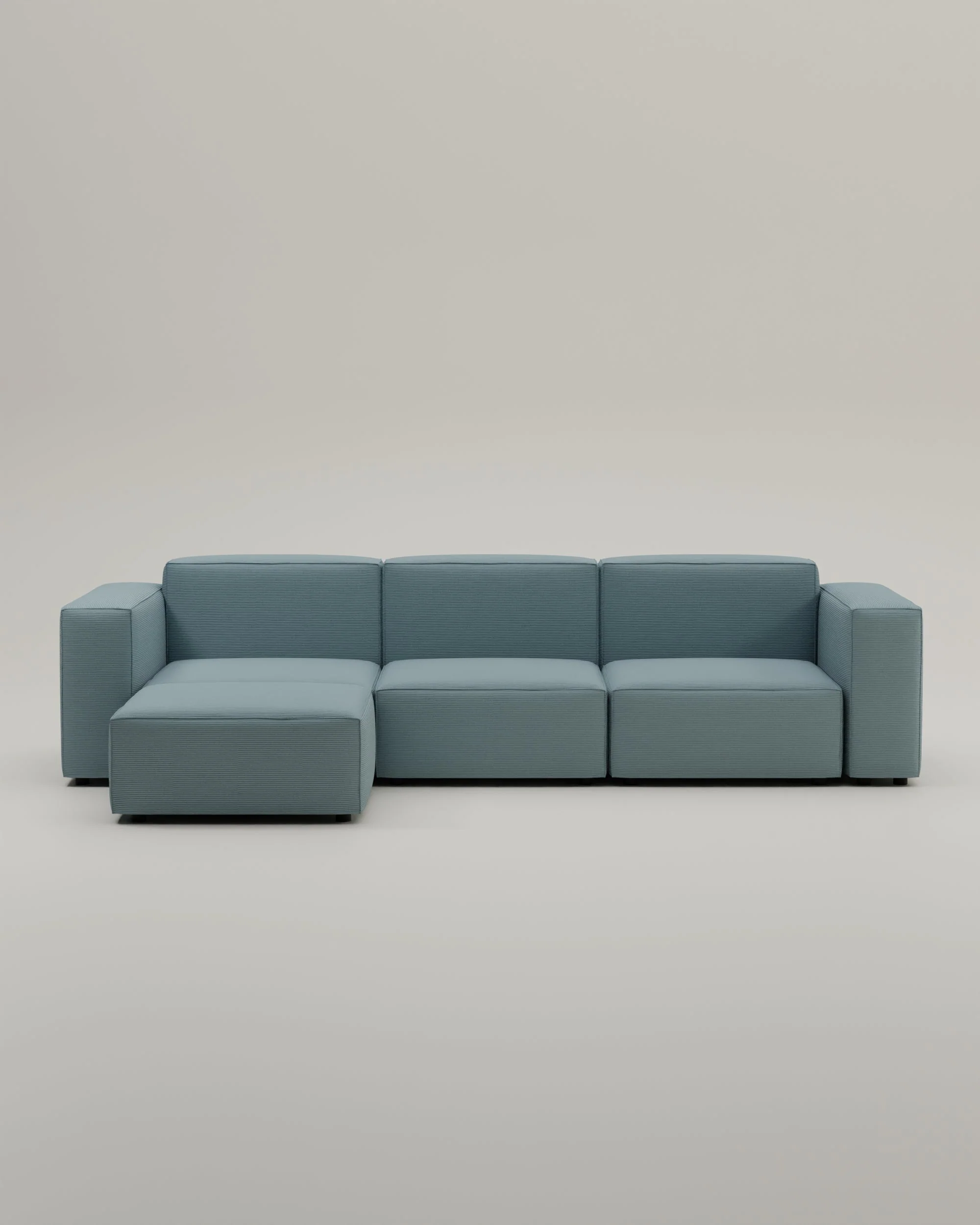 Divano modulare Harvey 4 posti a L con funzione letto - Image 11