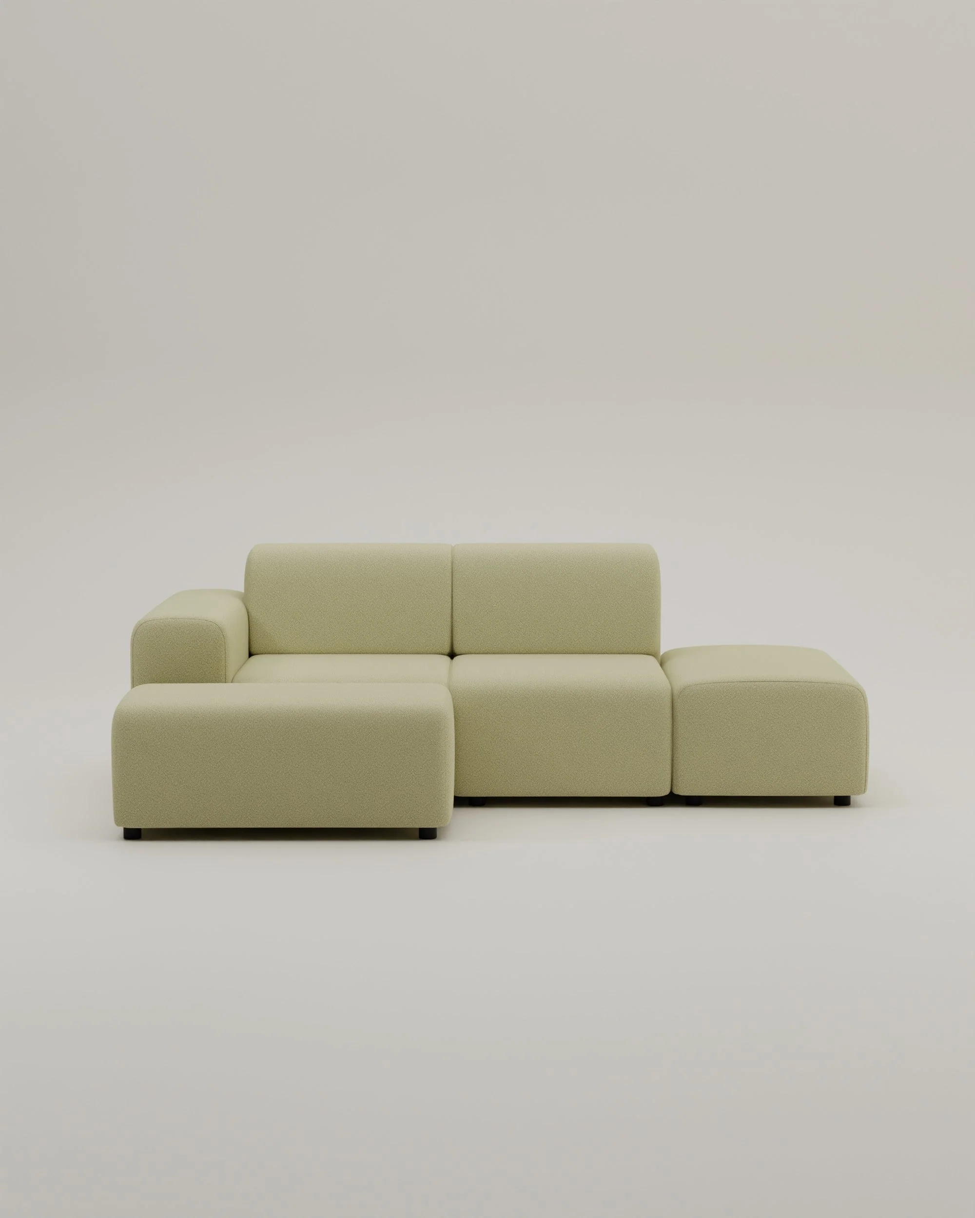 Divano angolare modulare Nina a 4 posti Mini con funzione letto - Image 10