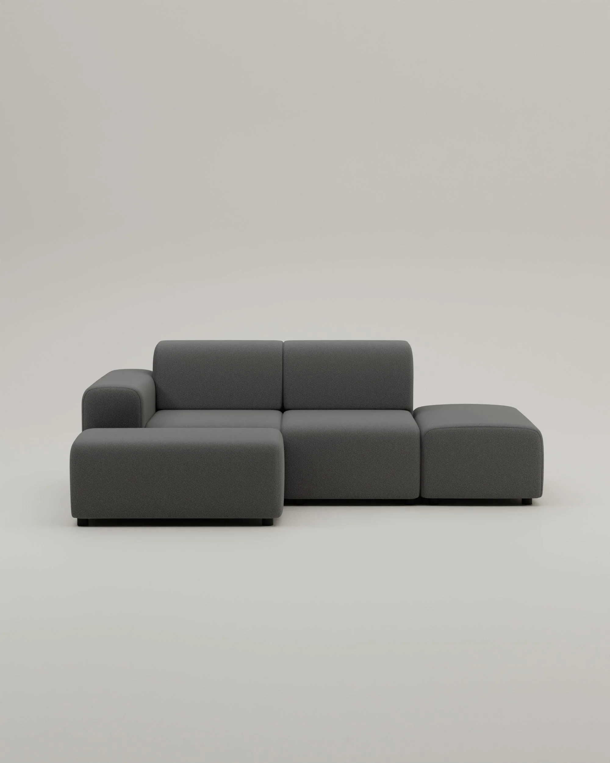 Divano angolare modulare Nina a 4 posti Mini con funzione letto - Image 11