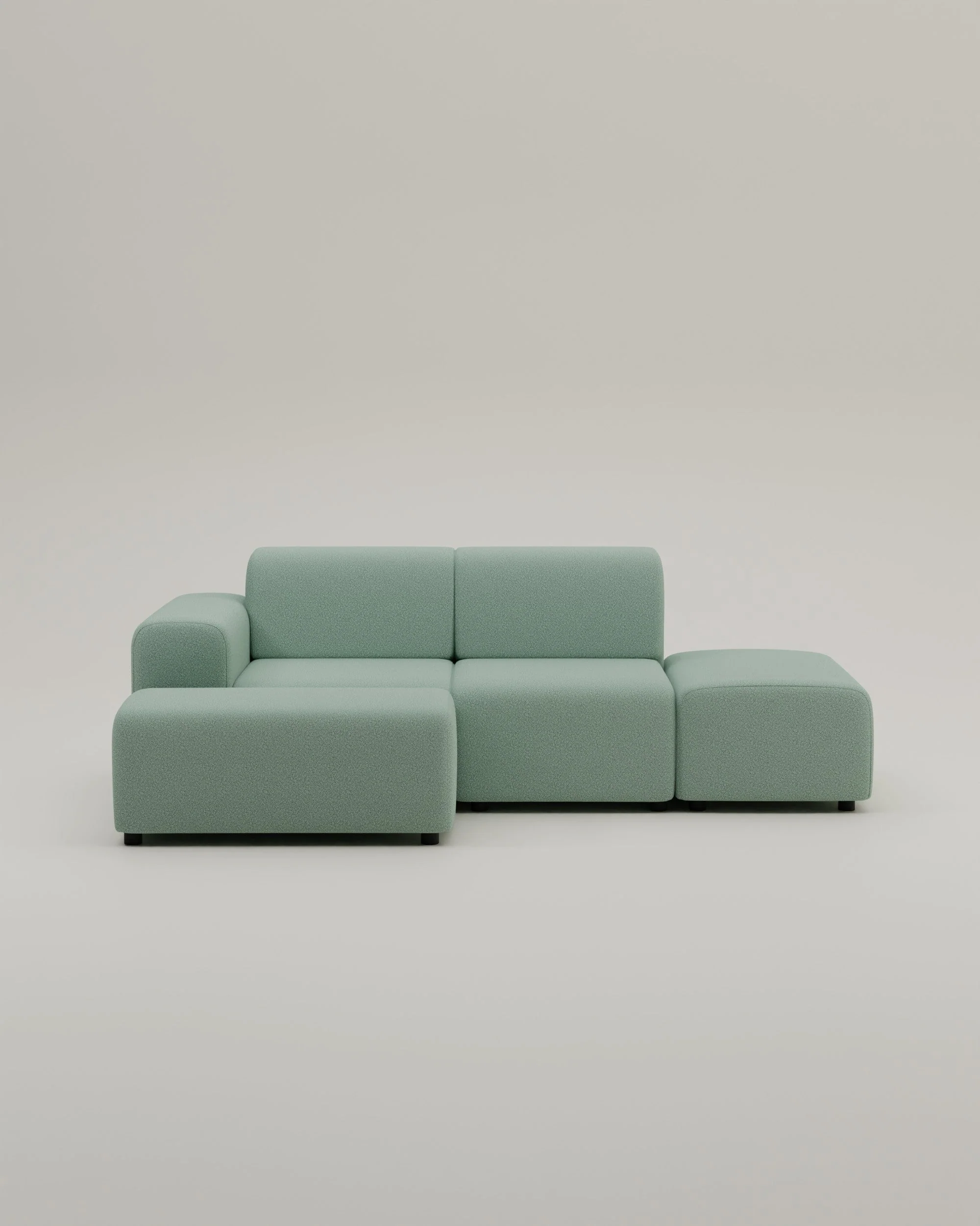 Divano angolare modulare Nina a 4 posti Mini con funzione letto - Image 12