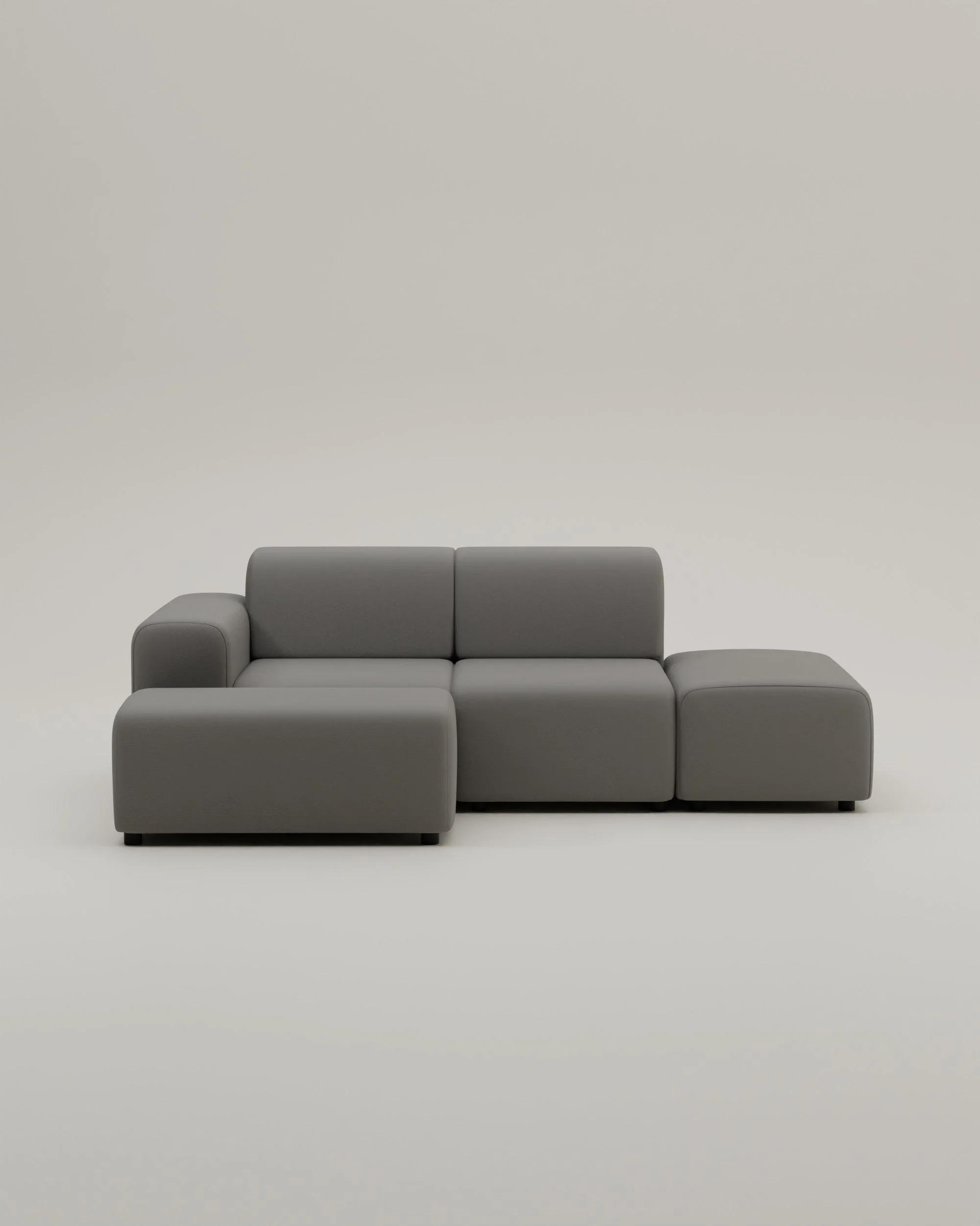 Divano angolare modulare Nina a 4 posti Mini con funzione letto - Image 36