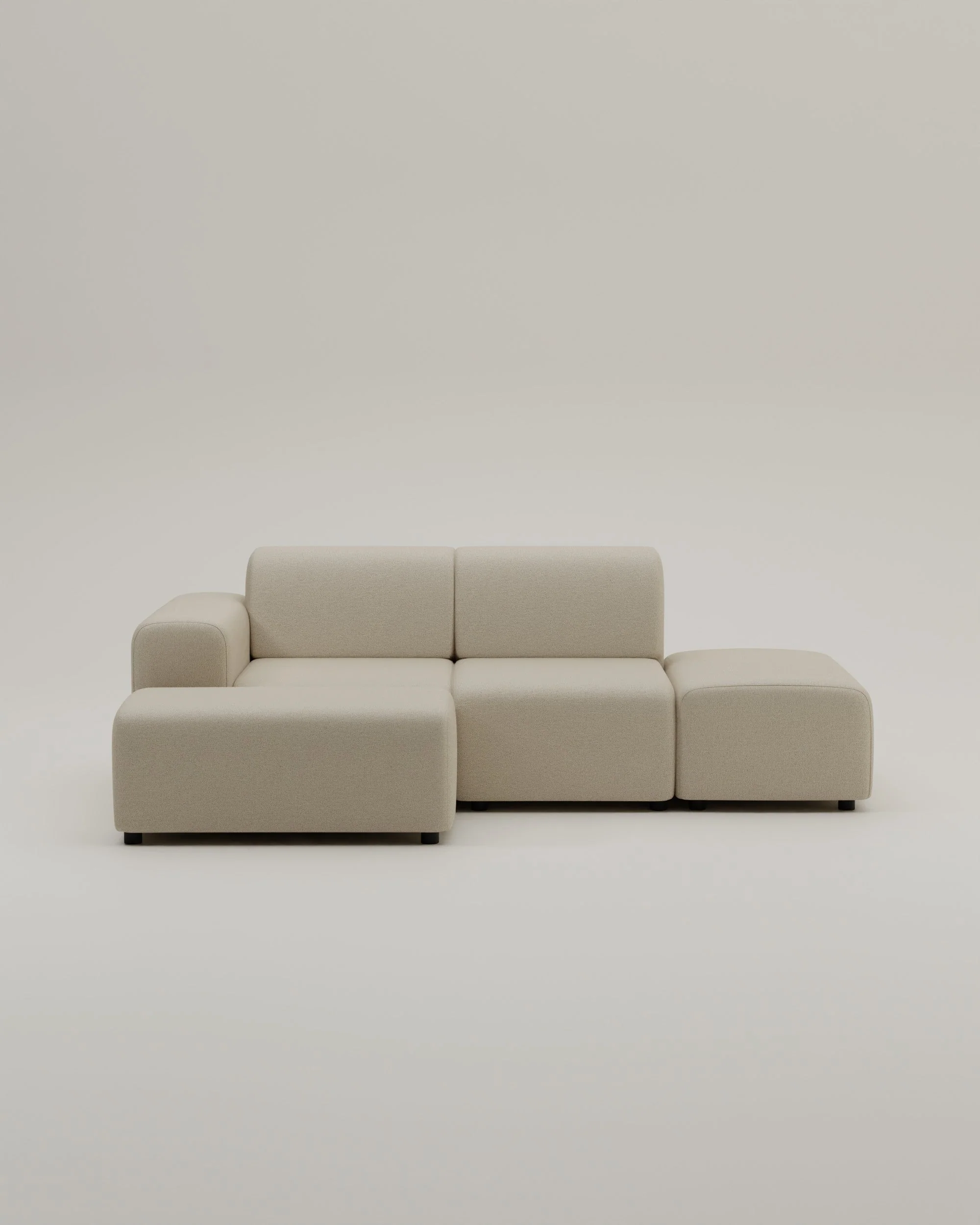Divano angolare modulare Nina a 4 posti Mini con funzione letto - Image 49