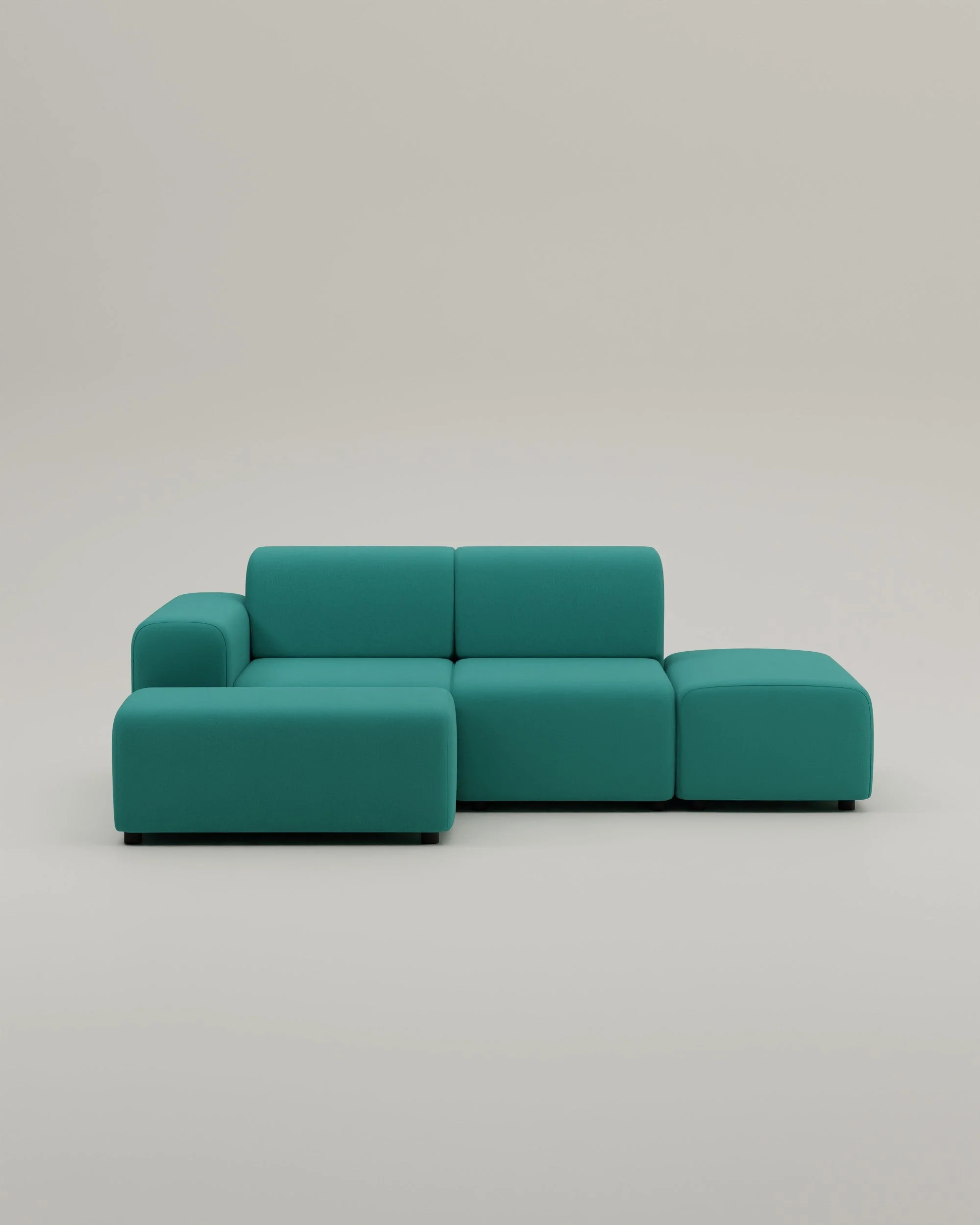 Divano angolare modulare Nina a 4 posti Mini con funzione letto - Image 54
