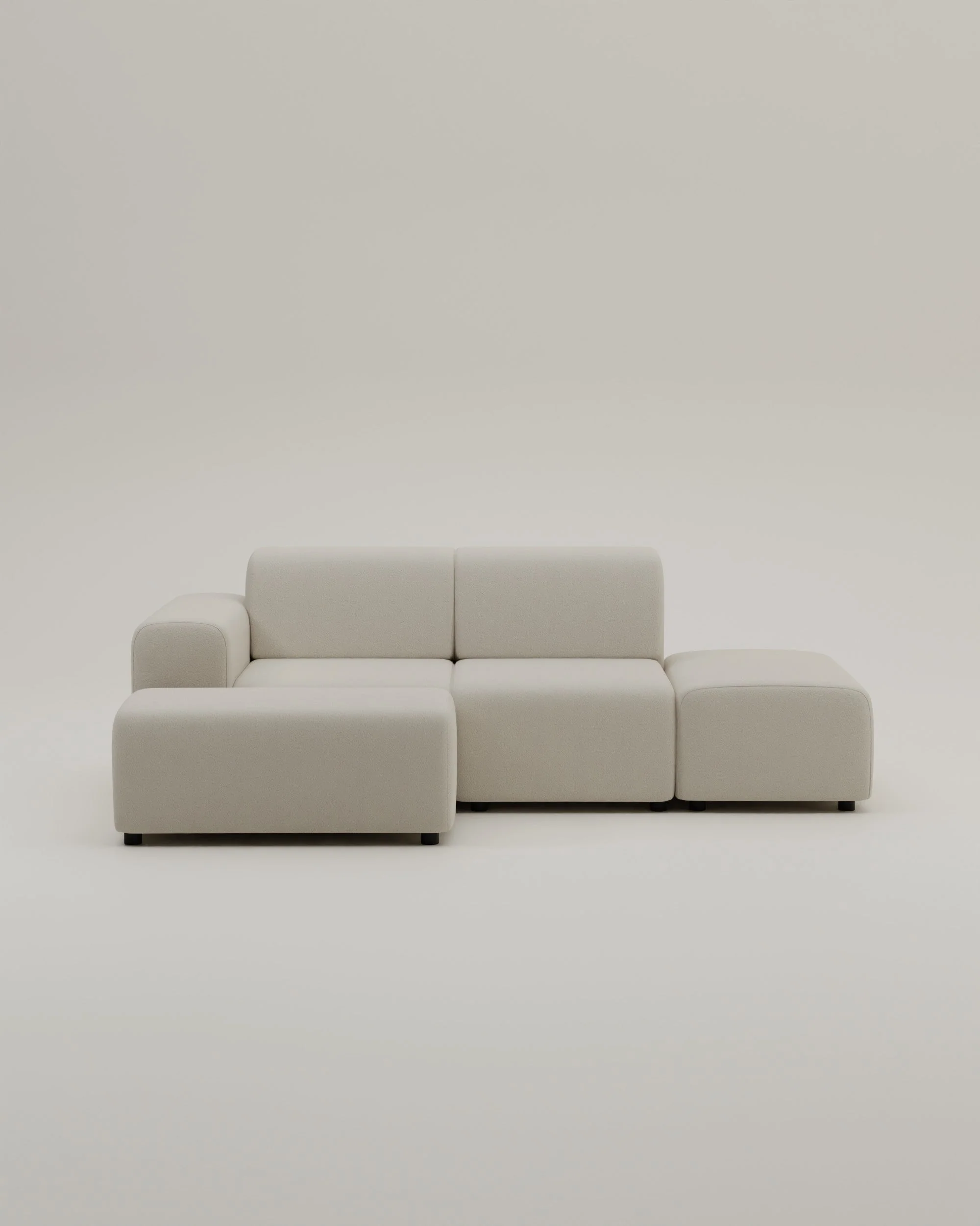 Divano angolare modulare Nina a 4 posti Mini con funzione letto - Image 8